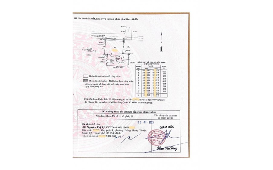 Bán Vila Đông Hưng Thuận 2 P. Đông Hưng Thuận Q. 12, 1038m2, giá chỉ 8x tỷ